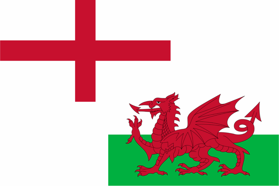 Flags of England and Wales